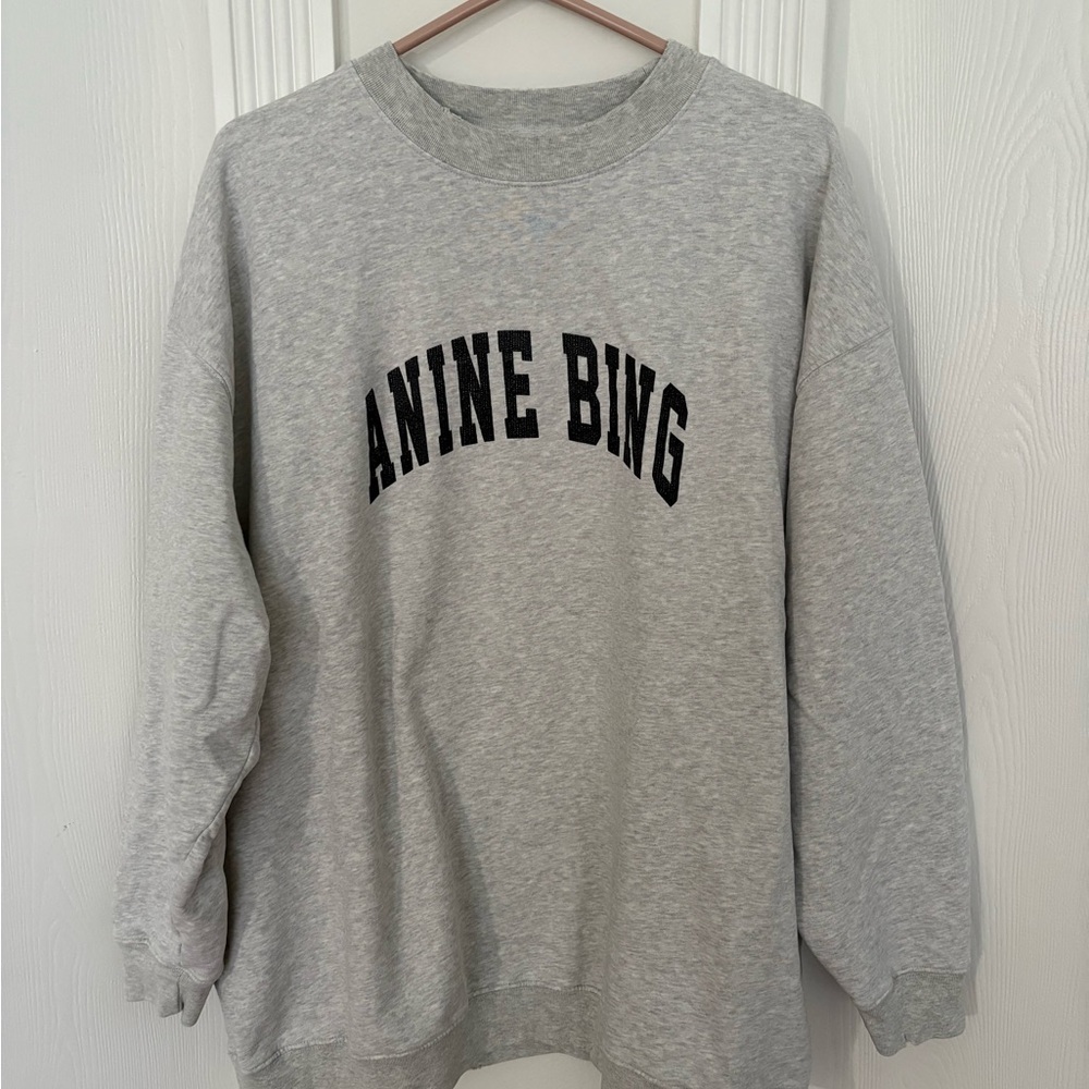 Anine Bing Light Gray Pullover